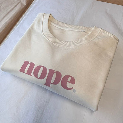 NOPE Oversized Sweater - This is Mabel