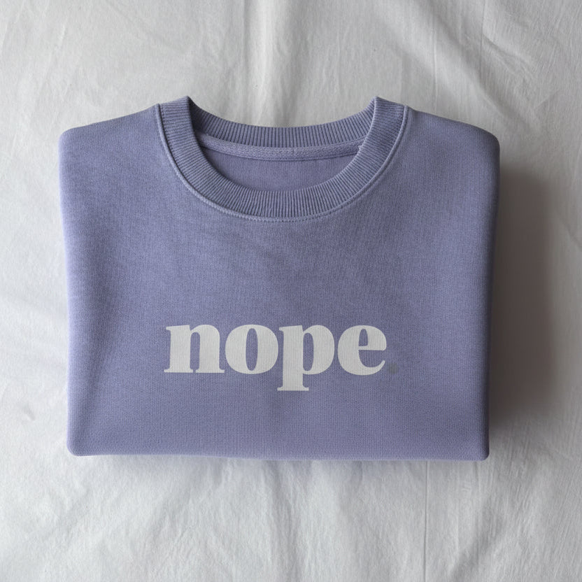 NOPE Oversized Sweater - This is Mabel