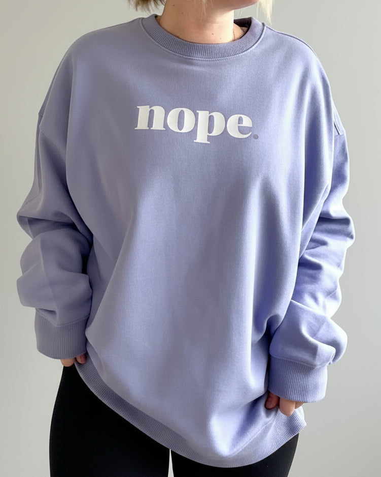 NOPE Oversized Sweater - This is Mabel