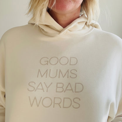 Good Mums say Bad Words Relaxed Fit Hoodie - This is Mabel