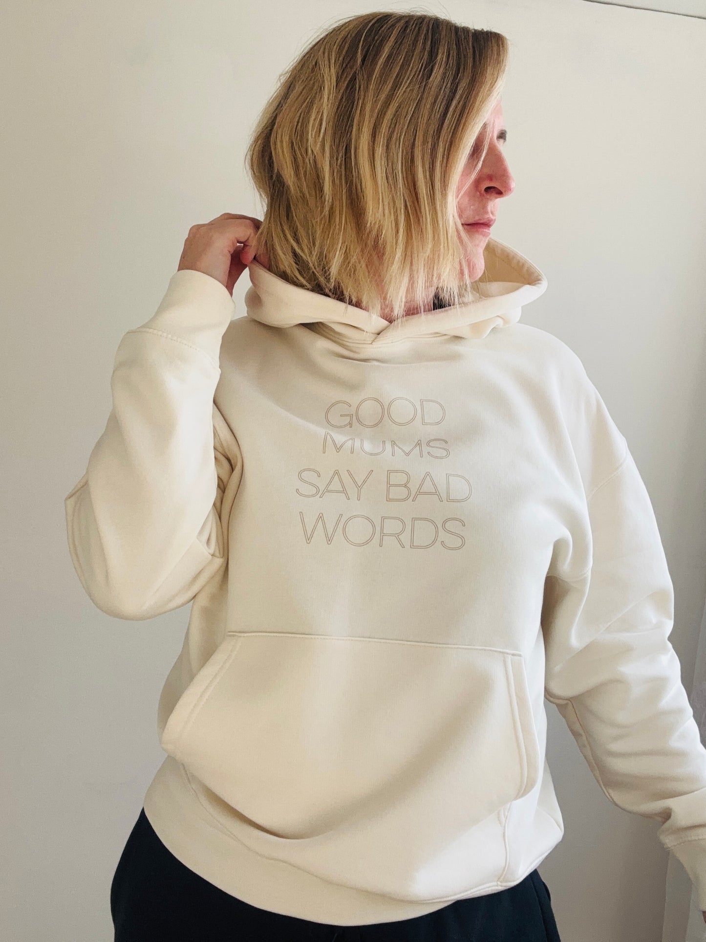 Good Mums say Bad Words Relaxed Fit Hoodie - This is Mabel