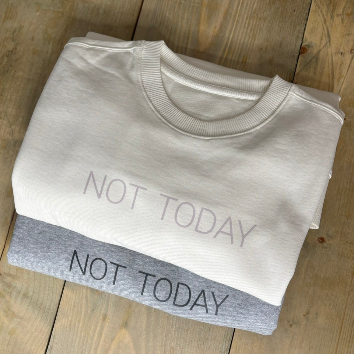 NOT TODAY Oversized Sweater - This is Mabel