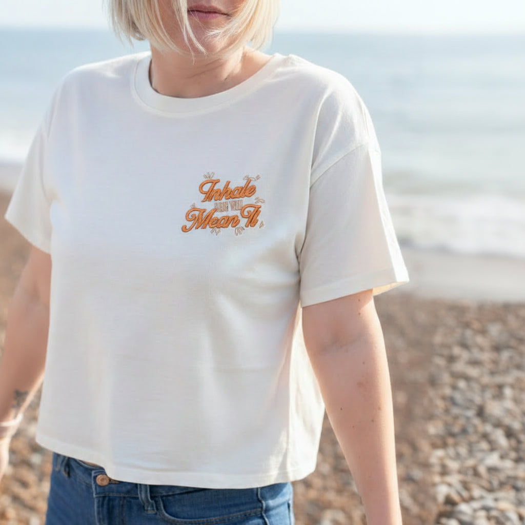 Boxy Smile Like You Mean it Statement T-Shirt Summer Edition - This is Mabel
