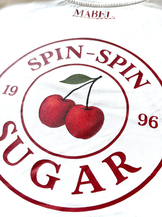 BRAND NEW: SPIN SPIN SUGAR heavy weight T-shirt