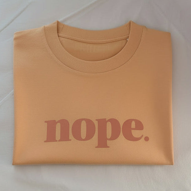 NOPE Slim Fit Statement T-Shirt - This is Mabel