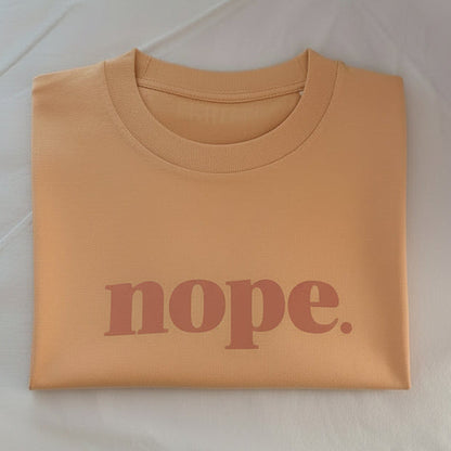NOPE Slim Fit Statement T-Shirt - This is Mabel