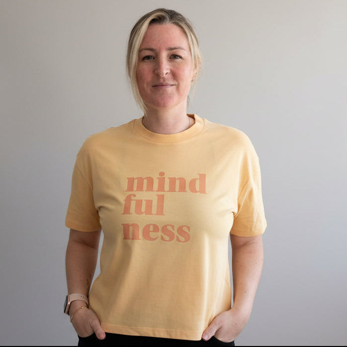 MINDFULNESS boxy t-shirt - This is Mabel