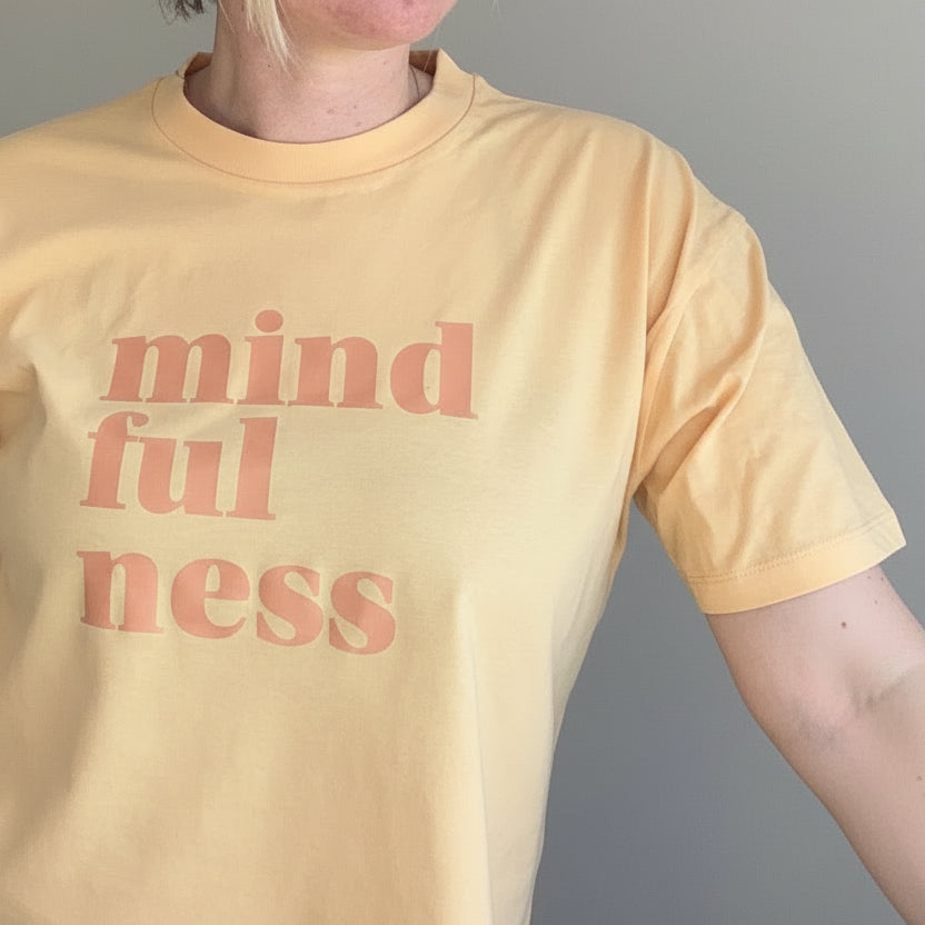 MINDFULNESS boxy t-shirt - This is Mabel