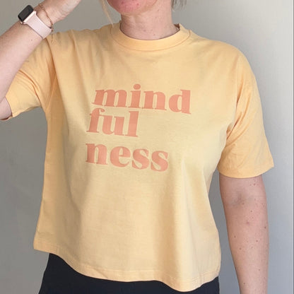 MINDFULNESS boxy t-shirt - This is Mabel