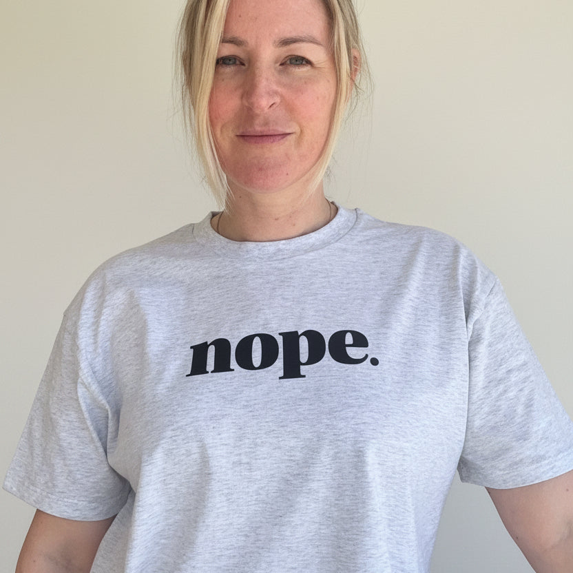 Boxy NOPE statement T-Shirt - This is Mabel