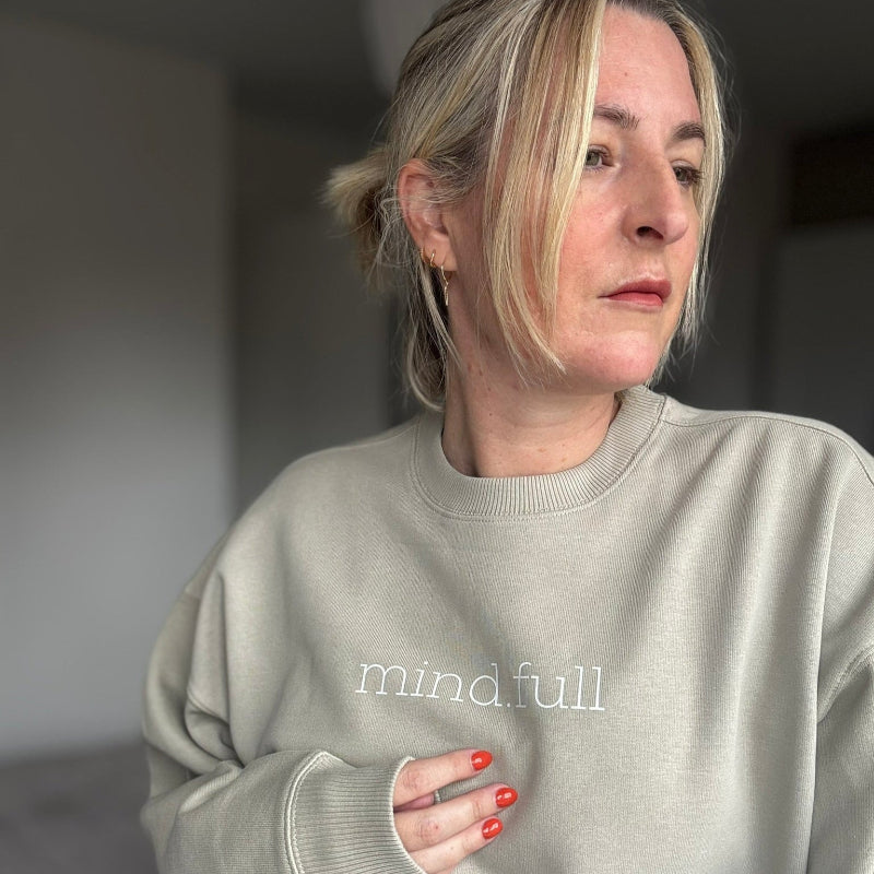 MIND.FULL Oversized Sweatshirt | Mindful Streetwear by Mabel - This is Mabel