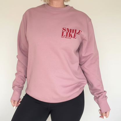 Smile Like You Mean It Unisex Sweater - This is Mabel
