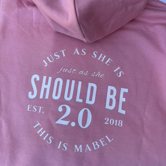 Just as she is Pink Unisex Hoodie