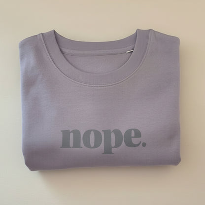 NOPE Unisex Sweater