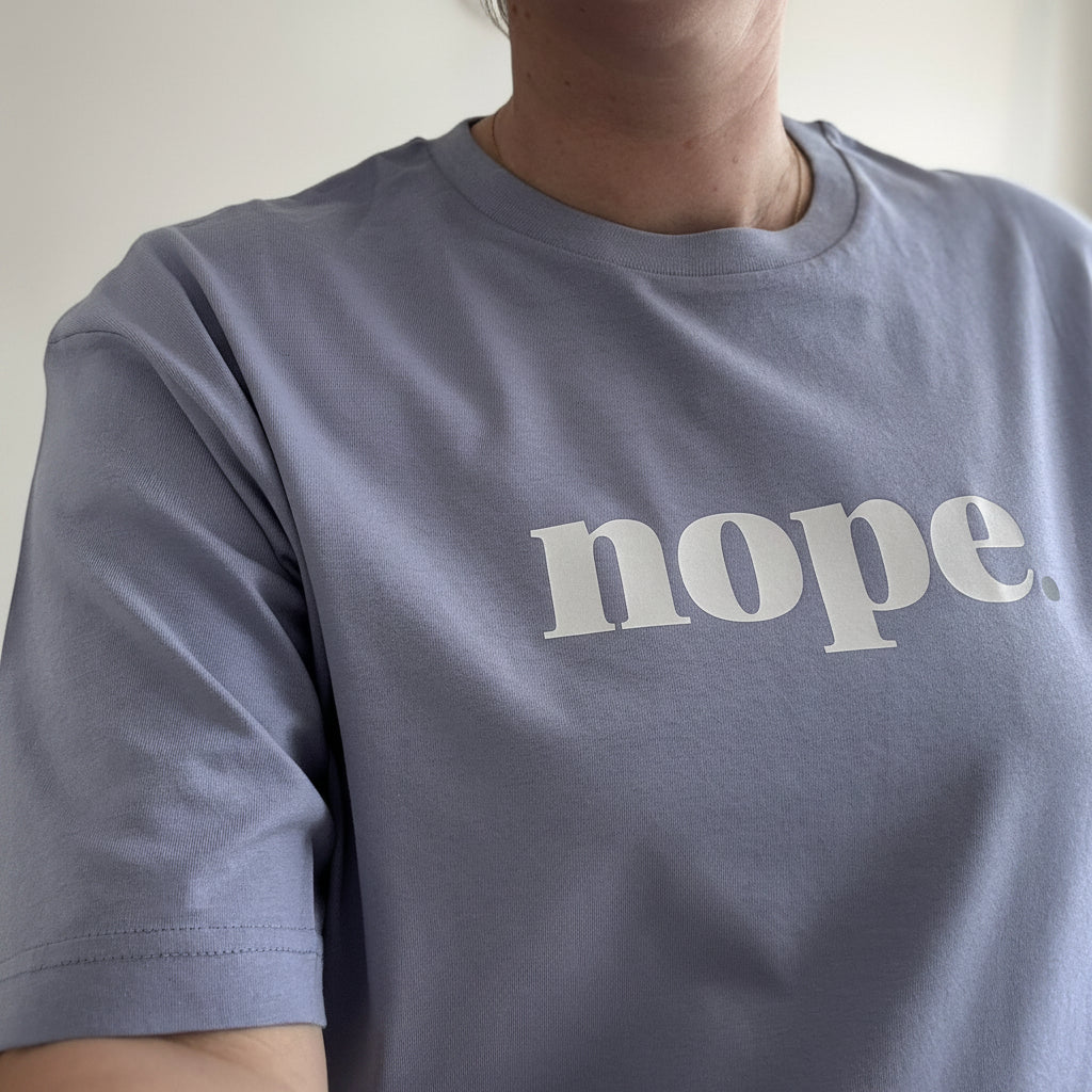 Nope lightweight oversized nope t-shirt
