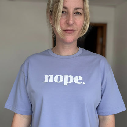 Nope lightweight oversized nope t-shirt