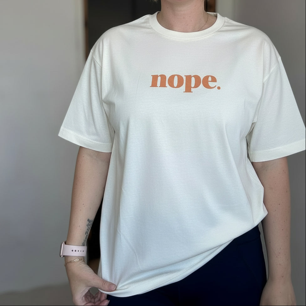 Nope lightweight oversized nope t-shirt