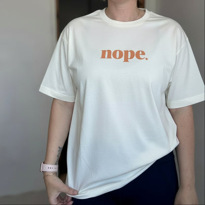 Nope lightweight oversized nope t-shirt