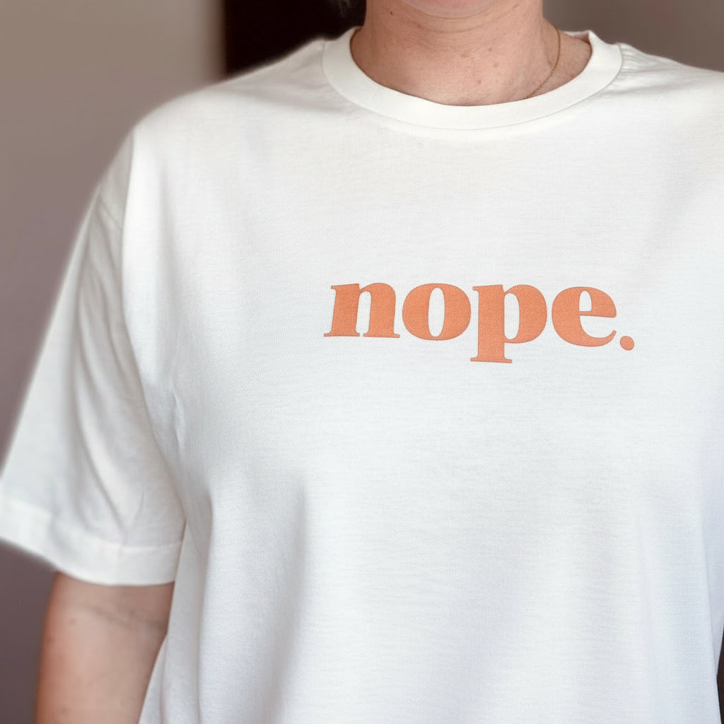 Nope lightweight oversized nope t-shirt