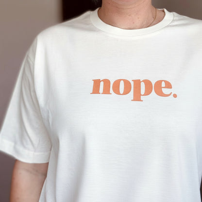 Nope lightweight oversized nope t-shirt