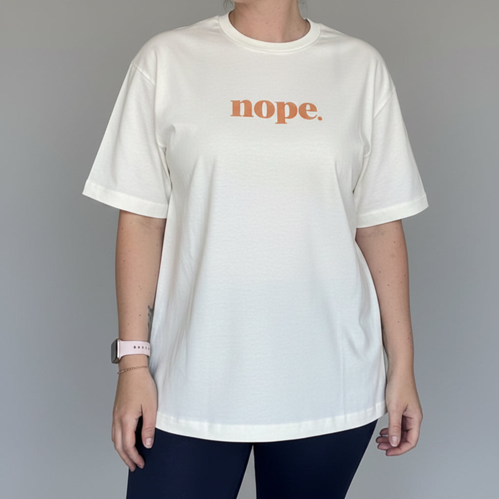 Nope lightweight oversized nope t-shirt