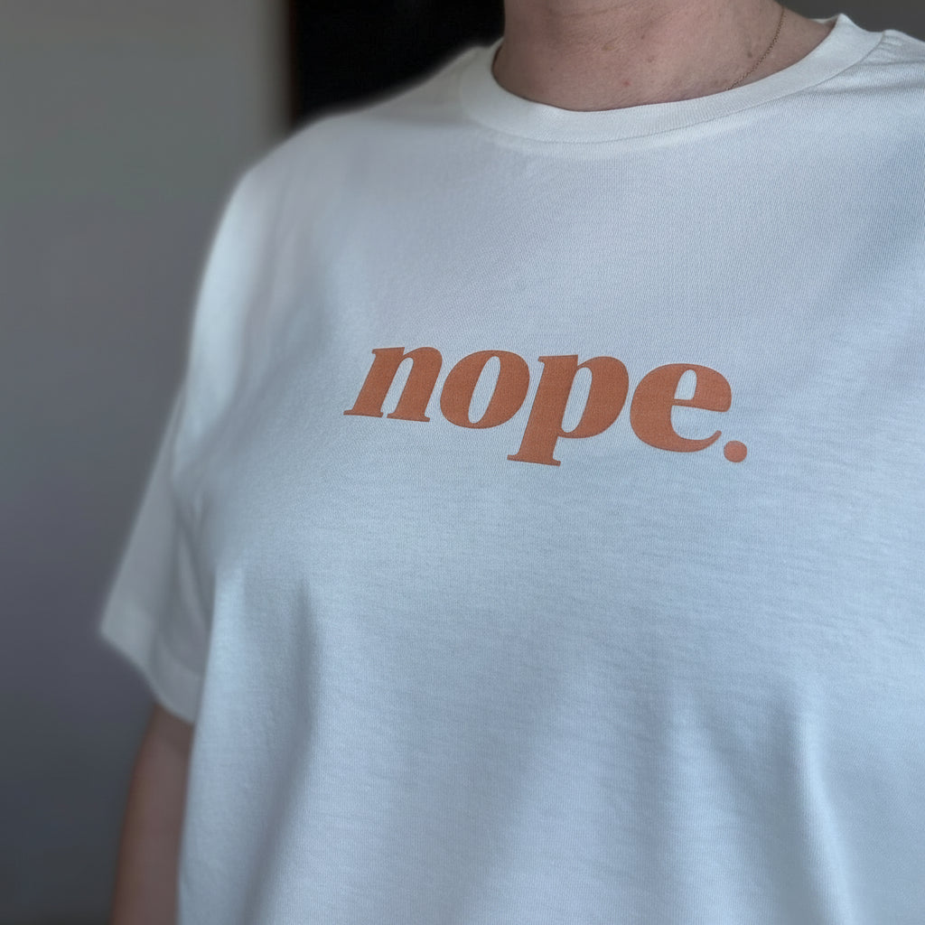 Nope lightweight oversized nope t-shirt