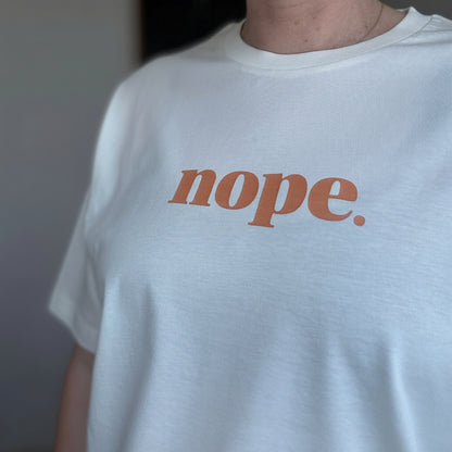 Nope lightweight oversized nope t-shirt