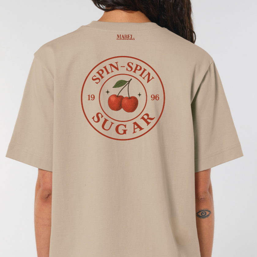 BRAND NEW: SPIN SPIN SUGAR heavy weight T-shirt