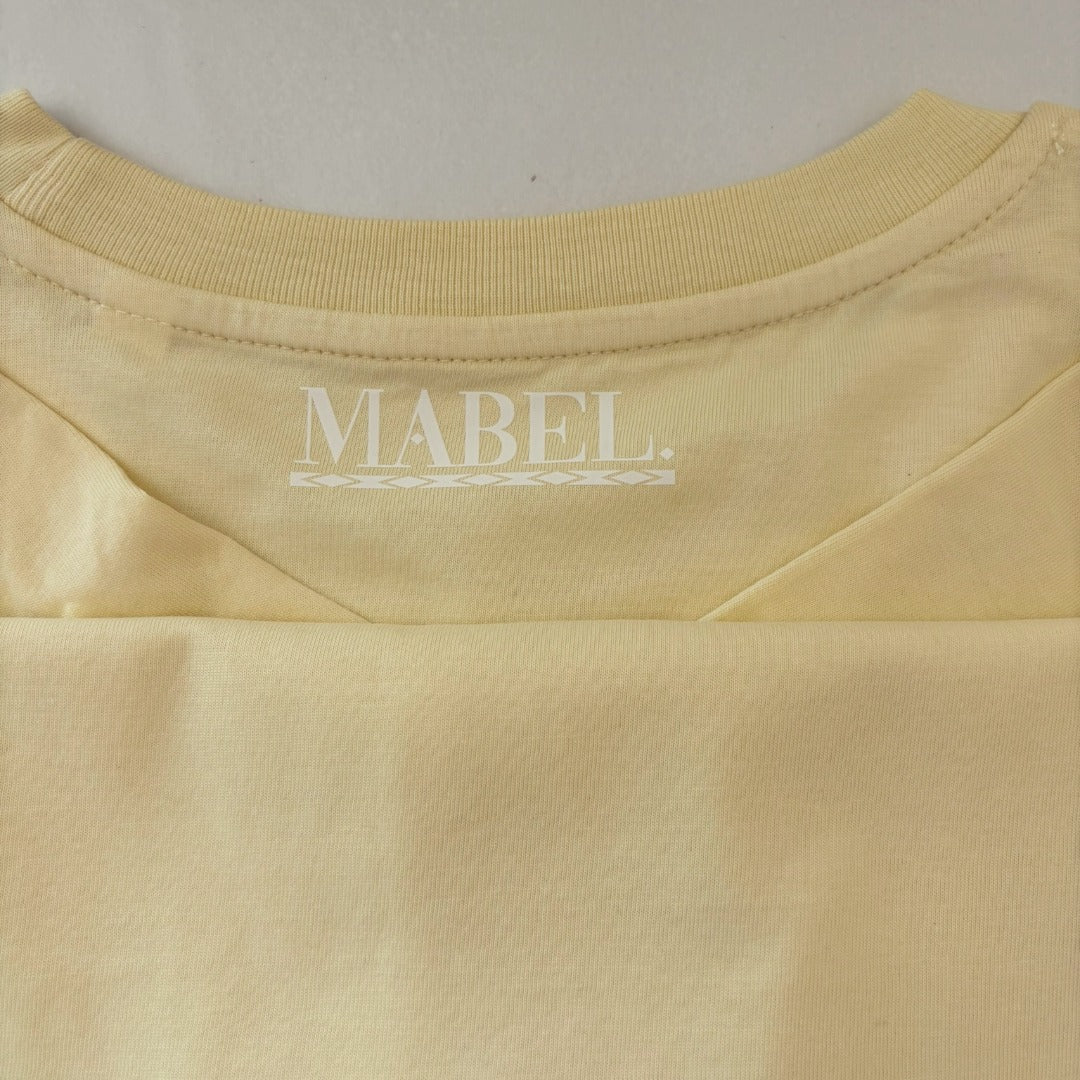 NOT TODAY Butter Yellow Lightweight Relaxed Fit T-Shirt