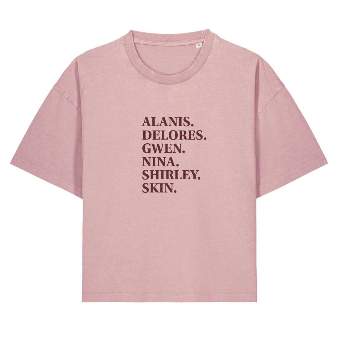 SHE ROCKS Organic Cotton Boxy T-Shirt