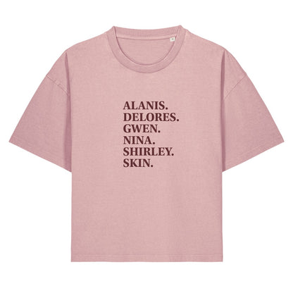 SHE ROCKS Organic Cotton Boxy T-Shirt