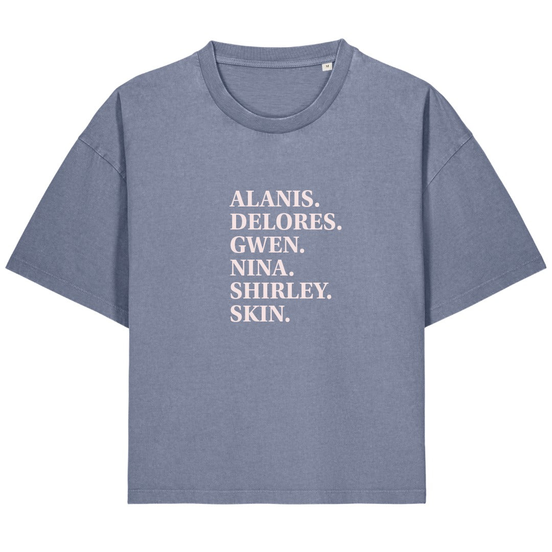 SHE ROCKS Organic Cotton Boxy T-Shirt