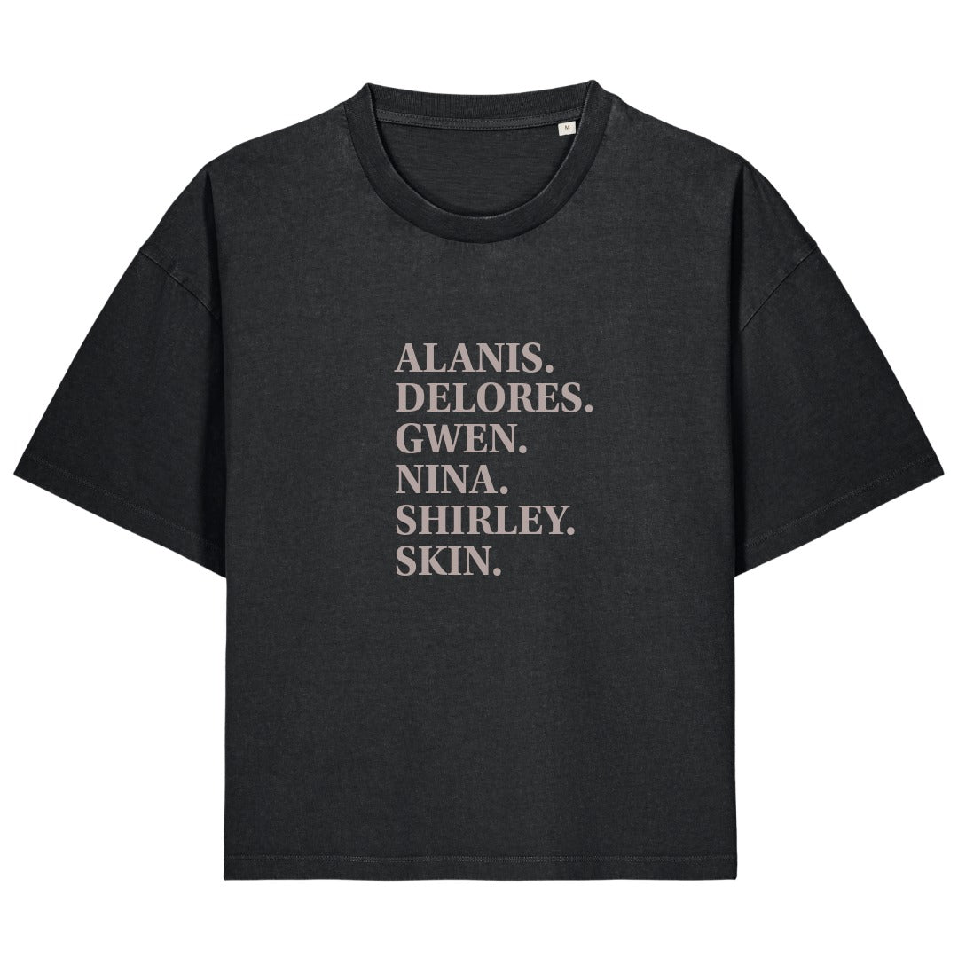 SHE ROCKS Organic Cotton Boxy T-Shirt