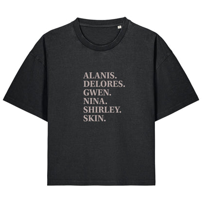 SHE ROCKS Organic Cotton Boxy T-Shirt