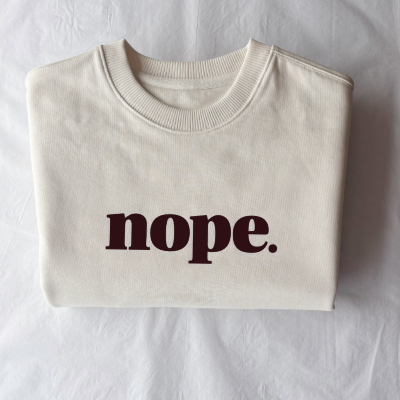 NOPE Oversized Sweater