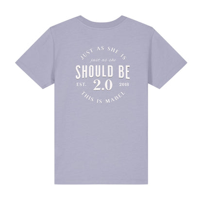 Girls: Just as she is... Organic Cotton T-Shirt - This is Mabel