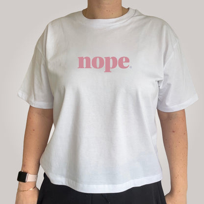 Boxy NOPE statement T-Shirt - This is Mabel
