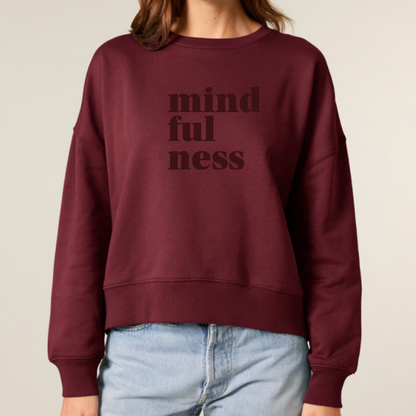 MINDFULNESS Sweater (Boxy or Unisex Style) - This is Mabel
