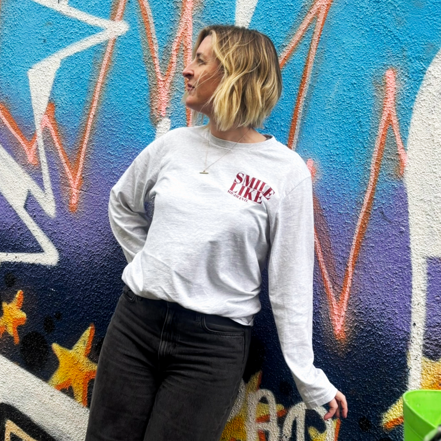 Smile Like You Mean it Statement T-Shirt - This is Mabel