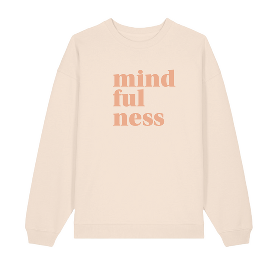 Peaches and Cream Mindfulness Oversized Sweater