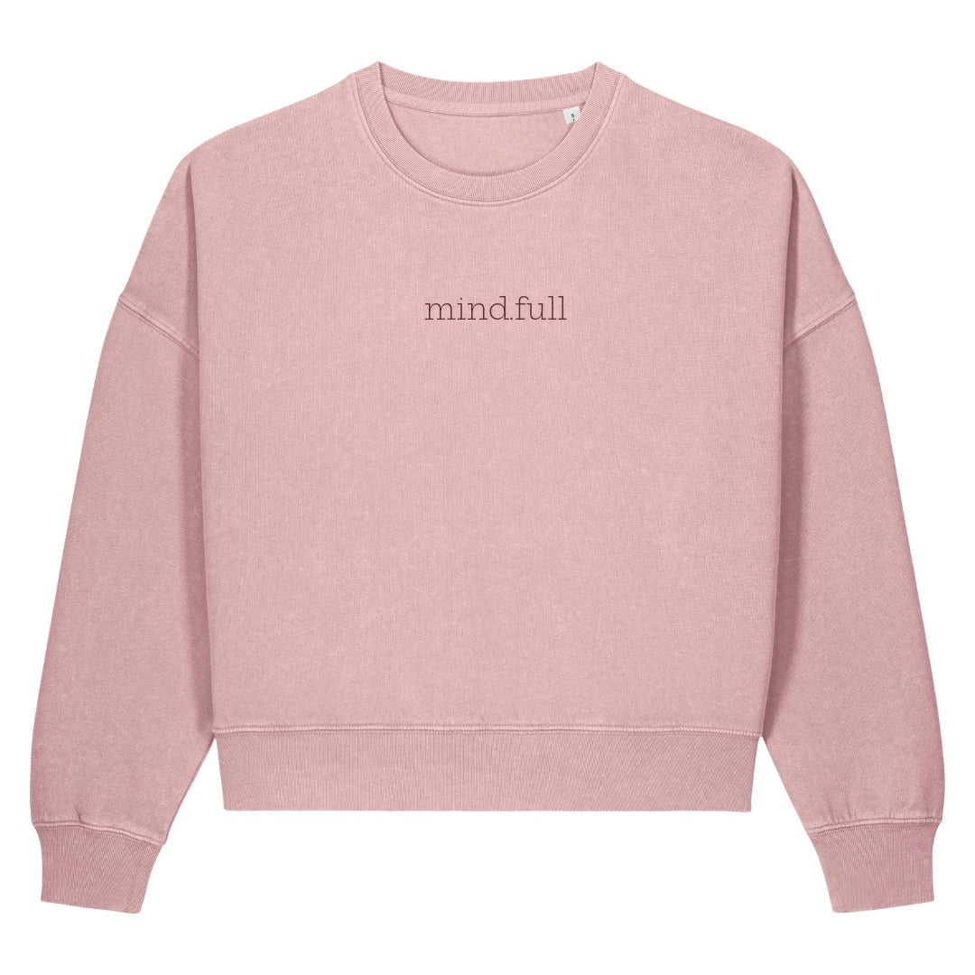 mind.full Relaxed Fit Vintage Wash Sweatshirt