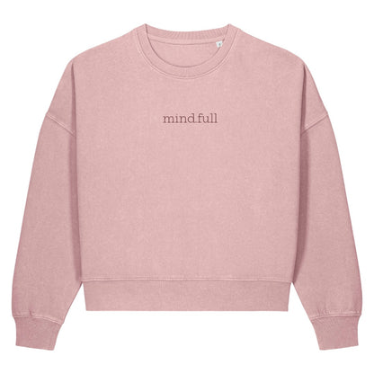 mind.full Relaxed Fit Vintage Wash Sweatshirt