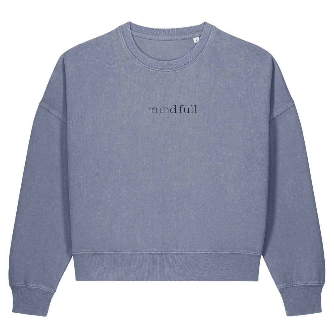 mind.full Relaxed Fit Vintage Wash Sweatshirt