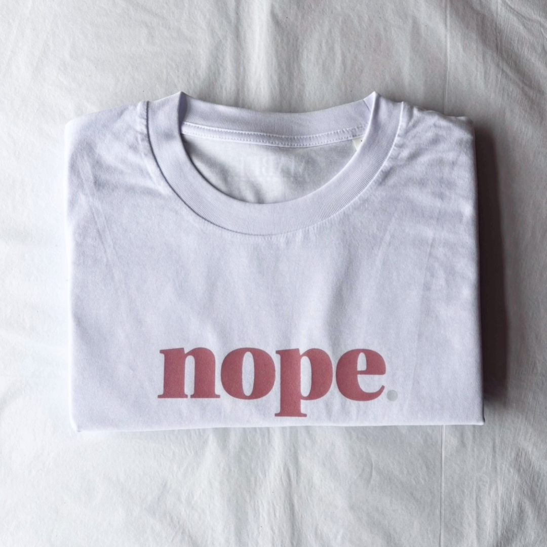 NOPE — Organic Cotton Boxy T-Shirt