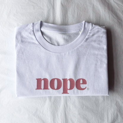 NOPE — Organic Cotton Boxy T-Shirt