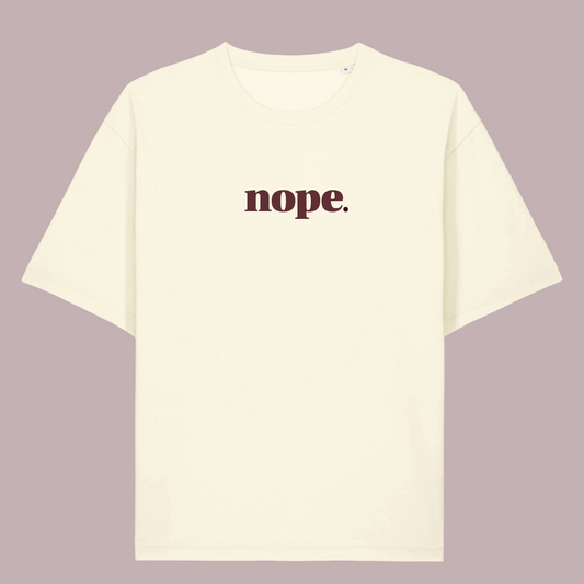 NOPE Lightweight Relaxed Fit T-Shirt