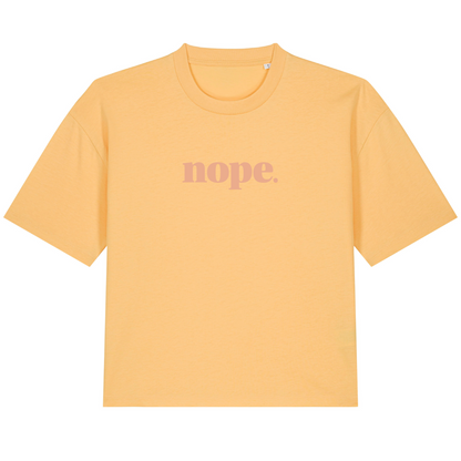 NOPE — Organic Cotton Boxy T-Shirt