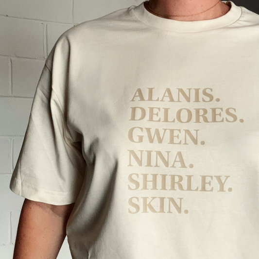 SHE ROCKS Lightweight Relaxed Fit T-Shirt