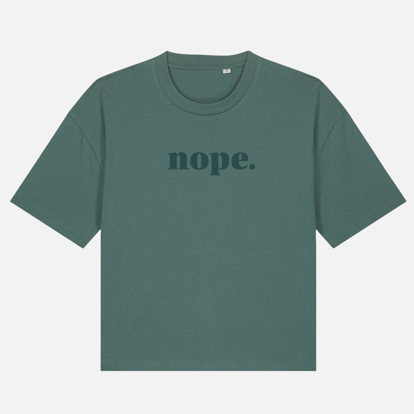 Boxy NOPE statement T-Shirt