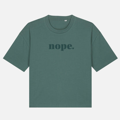 Boxy NOPE statement T-Shirt